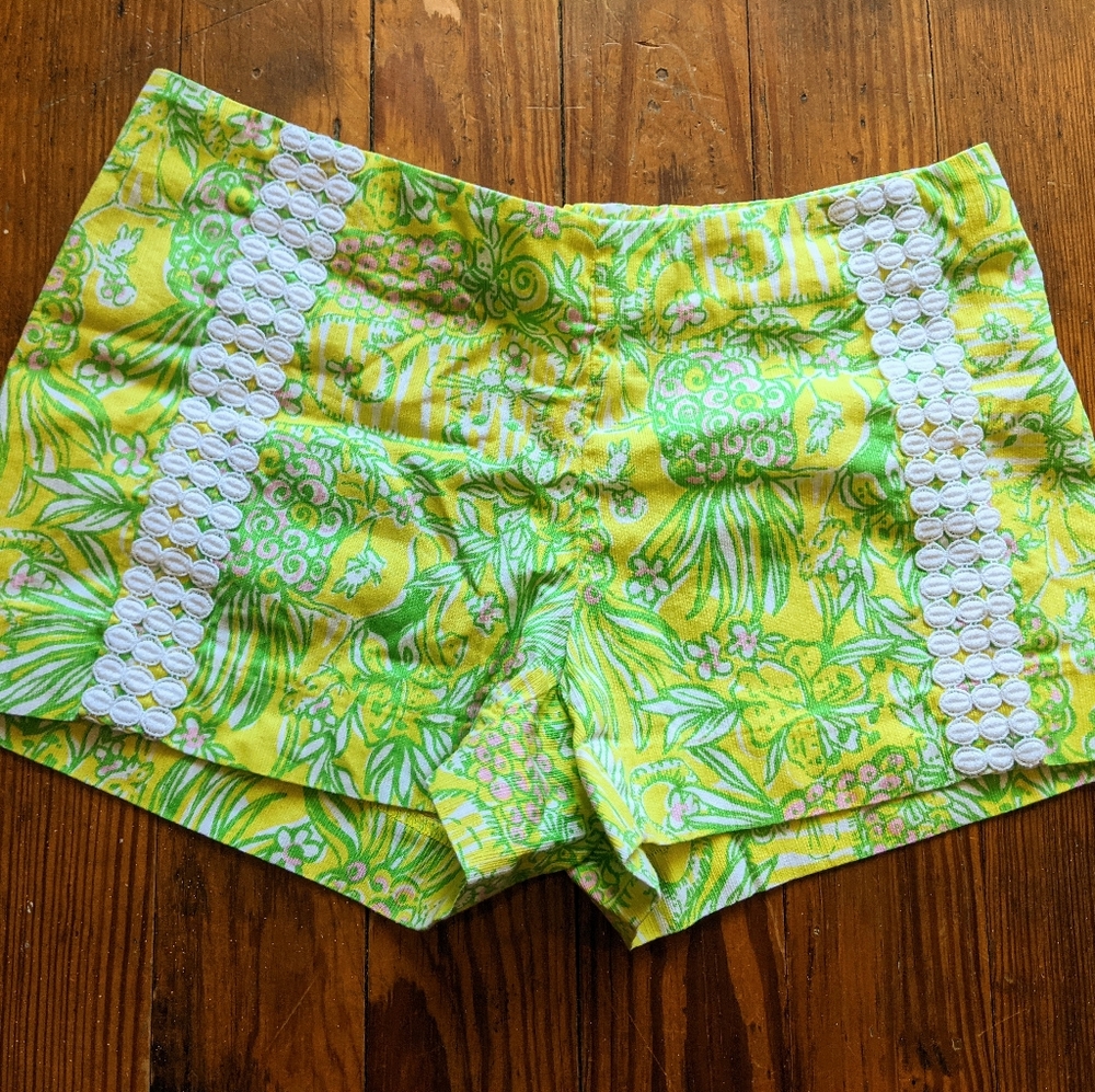 Lilly Pulitzer Liza Shorts 4 Crazy Cat House